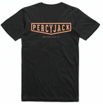 Black OG Tee With Orange Print