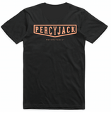 Black OG Tee With Orange Print